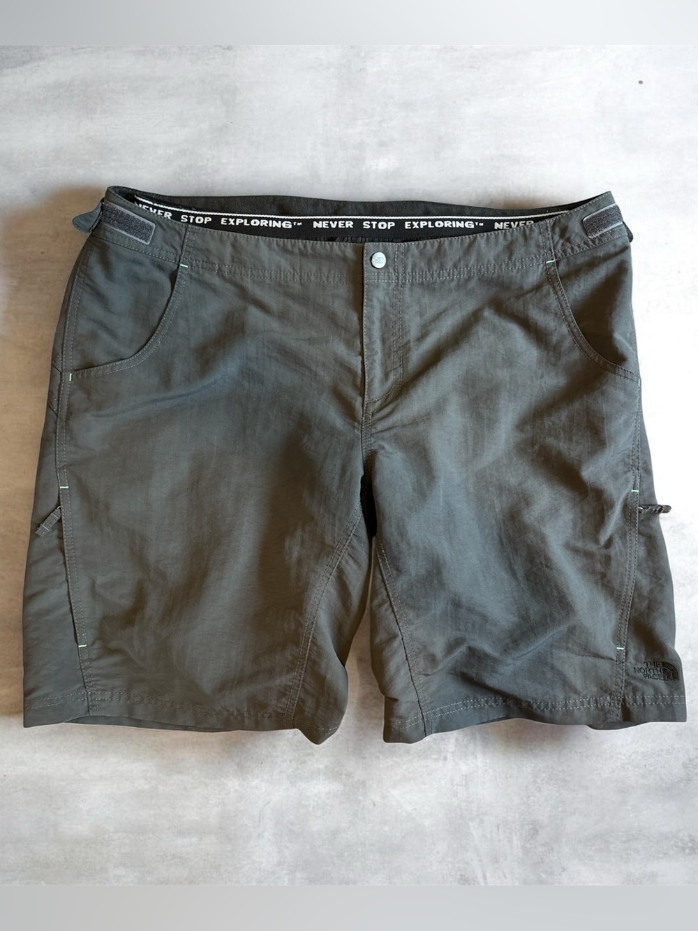 The North Face Women's Padded Mountain Bike Shorts XL Gray 2-in-1 Cycling